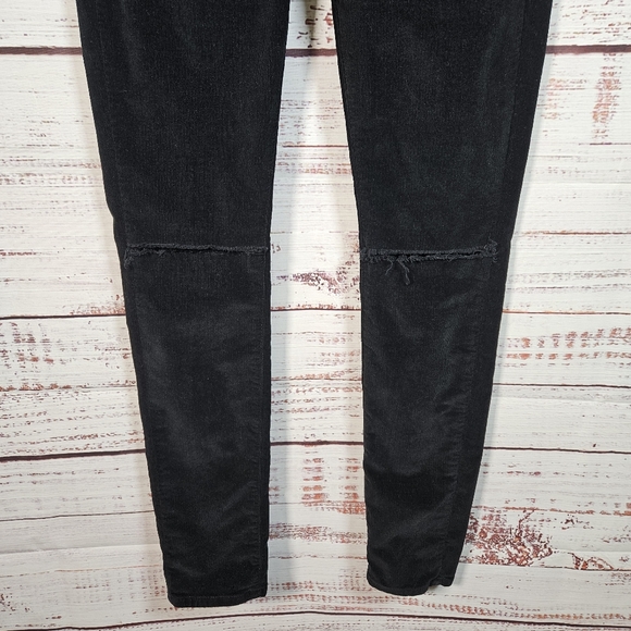PAIGE black corduroy skinny pants - Picture 6 of 16